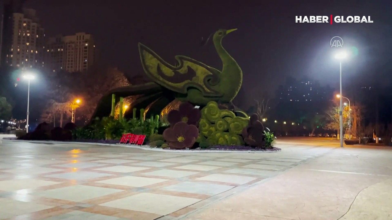 Kovid-19'un ilk ortaya çıktığı Vuhan'da yeni yıl karşılaması