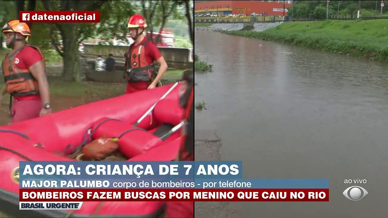 A criança teria desaparecido quando foi pegar uma bola em um córrego, na zona leste de São Paulo. O major Palumbo, do Corpo de Bombeiros, dá mais detalhes sobre o caso.