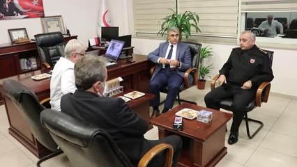 Vali Gürel'den yeni yılda görev başındaki personele ziyaret