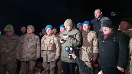 Cumhurbaşkanı Erdoğan, Cudi Dağı Üs Bölgesi'ndeki askerlerin yeni yılını kutladı