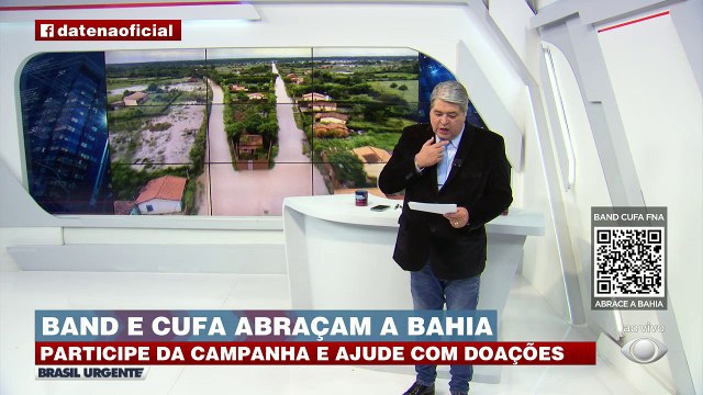 A campanha Band, Cufa e FNA abrçaam a Bahia já arrecadou o equivalente a R$ 17,5 milhões. E esse número deve crescer ainda mais!