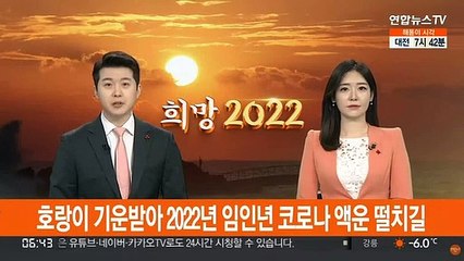 호랑이 기운받아 2022년 임인년 코로나 액운 떨치길