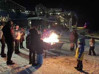 Kartalkaya'da yeni yıl coşkusu