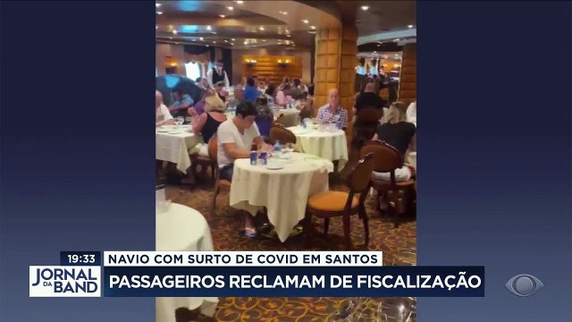 Veja como está a situação nos dois navios de cruzeiro - um em Santos, outro em Salvador - que tiveram surtos de covid.