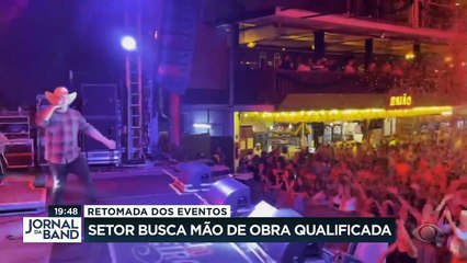 Para quem está procurando emprego, a solução pode ser o setor de eventos.