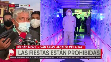 La Paz registra más de 500 casos covid este 31 y alcalde Arias pide no hacer fiestas por año nuevo