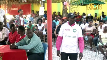 PLANSPA ak Sekretè Deta Moun Andikape nan Sidès distribiye kado bay anviwon 400 moun andikape