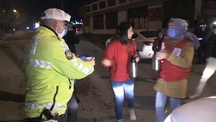 KAHRAMANMARAŞ - Güvenlik güçlerine çay ikramı