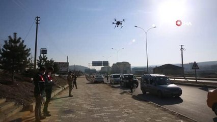 Son dakika: İhsaniye'de jandarma ekiplerinden yılbaşı denetimi