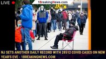 NJ sets another daily record with 28512 COVID cases on New Year's Eve - 1breakingnews.com