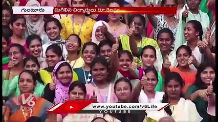 Vignan Foundation Chairman Lavu Rathaiah Congratulates Students _ Guntur _ V6 News
