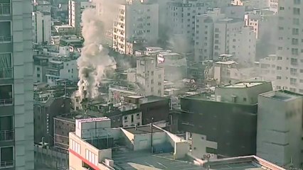 서울 상봉동 4층 모텔 방에서 불...2명 연기흡입 / YTN