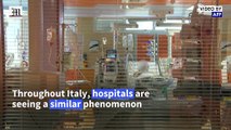 Italian hospitals under strain as Covid hits new highs