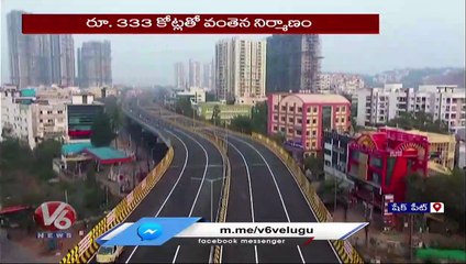 Minister KTR To Inaugurate Shaikpet Flyover _ Hyderabad _ V6 News