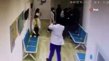 Avcılar'da Aile Sağlığı Merkezi'nde doktora yumruklu saldırı kamerada