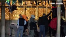 Ayasofya Camii'nde yılın ilk sabah namazı kılındı