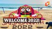 Welcome 2022! Majestic Sand Art At Puri Beach By Sudarsan Pattnaik