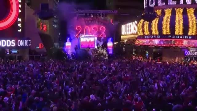 Estados Unidos celebra la entrada del 2022 por todo lo alto