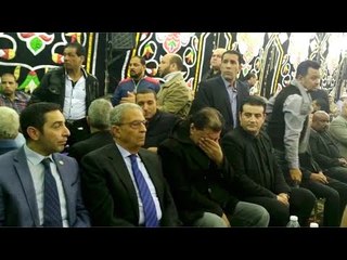 أبناء شعبان عبدالرحيم يستقبلون المُعزين في فيصل   وعمرو وموسى أولهم