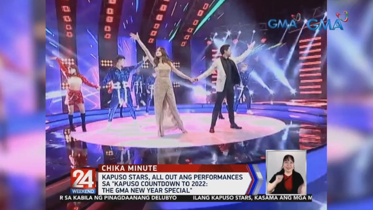 Kapuso stars, all out ang performances sa "Kapuso countdown to 2022: The GMA New Year Special" | 24 Oras Weekend