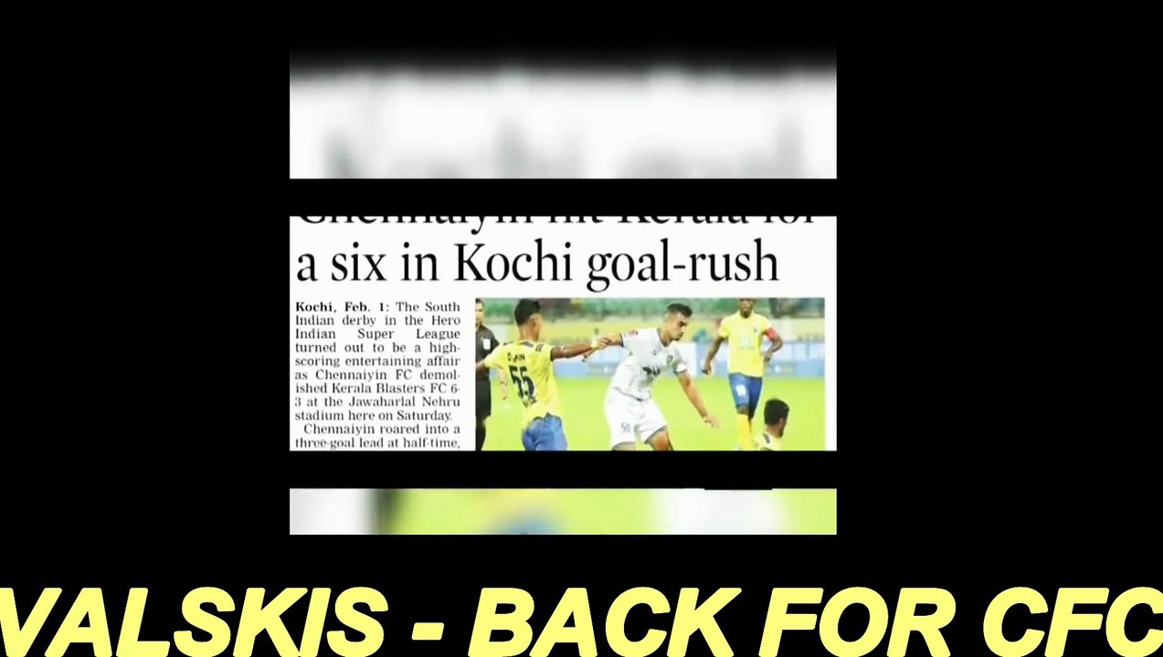 nerijus valskis | Valskis returns to Chennaiyin FC | CFC | Chennaiyin FC | Nerka | Chennaiyin FC mass whatsapp status tamil | Chennaiyin FC mass whatsapp status | ISL | Hero Indian Super League | Valskis: The Homecoming | Nerijus Valskis returns