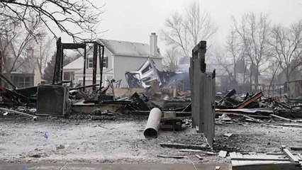 В Колорадо на пепелище выпал снег