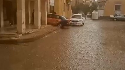 «أمطار ثلج» هدية السماء إلى الغردقة في أول أيام العام الجديد