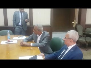 أول فيديو لاستلام عصام فرج مهام منصبة أمين الأعلى للإعلام