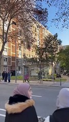 Incendio en un bloque de Sant Martí