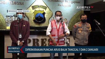 Diperkirakan Puncak Arus Balik Terjadi Pada Tanggal 1 dan 2 Januari 2022