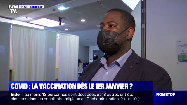 Covid-19: à Cergy-Pontoise, ils commencent l'année en se faisant vacciner