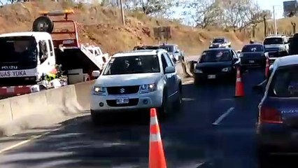 Fallecido en ruta 27 por vuelco