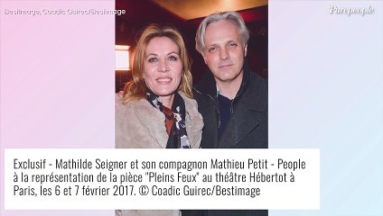 Mathilde Seigner amoureuse de Mathieu : pourquoi ils ne vivent pas ensemble