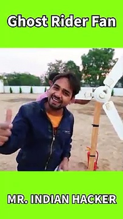 चलते_पंखे_मे_लगा_दि_आग_Ghost_Rider_Fan_#shorts_#mrindianhacker_#shorts_#ghost