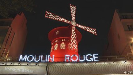 Backstage at the Moulin Rouge in Paris