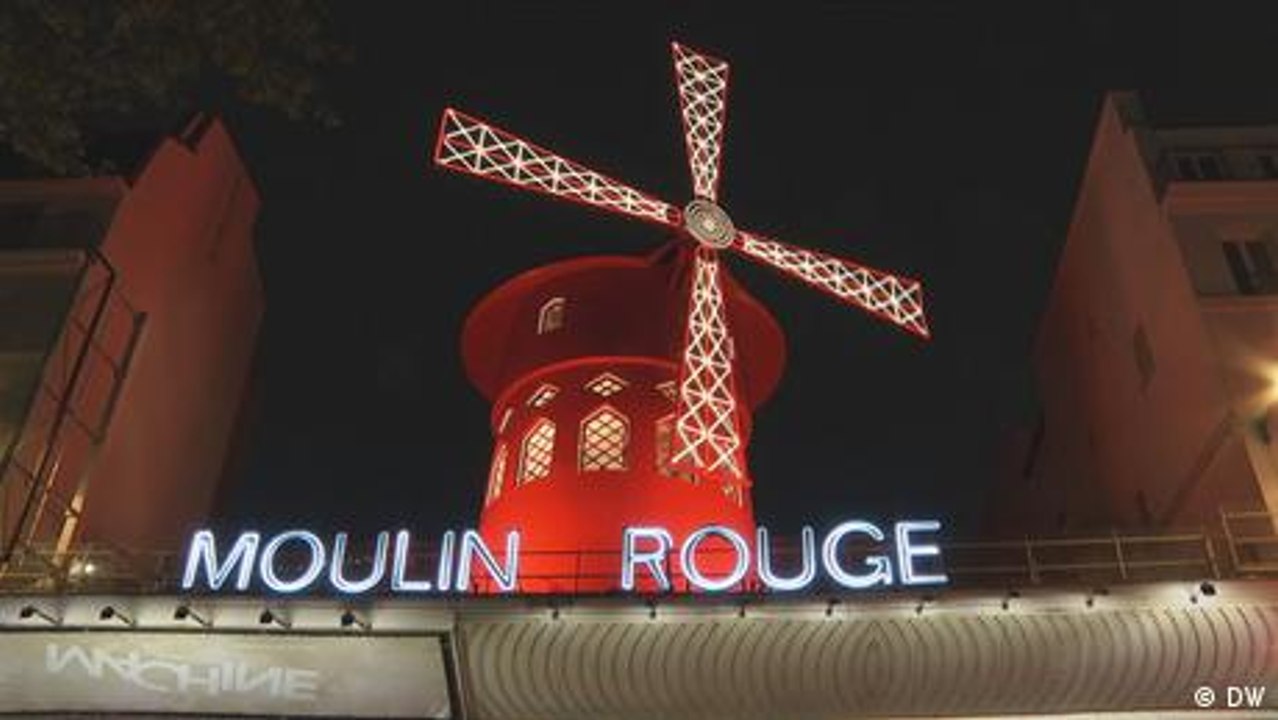 Backstage at the Moulin Rouge in Paris
