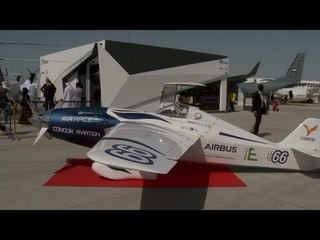 أول طائرة سباق رياضية  تعمل بالكهرباء بدبي