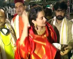 తిరుమల శ్రీవారి సేవలో బాలీవుడ్ నటి కంగనా రనౌత్