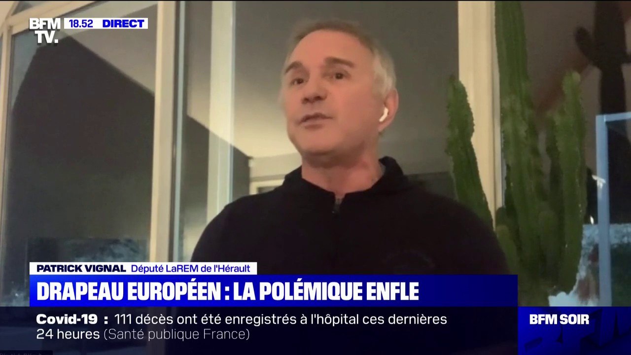 Drapeau de l'UE sous l'Arc de triomphe: pour Patrick Vignal, la droite cherche à "faire les poches de Marine Le Pen et d'Éric Zemmour"