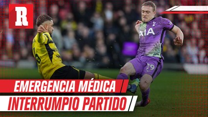 Partido de la Premiere League se interrumpió por emergencia médica