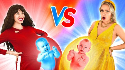 Download Video: RICH PREGNANT VS BROKE PREGNANT Funny Pregnancy Situations Rich Mom VS Poor Mom By 123GO TRENDS