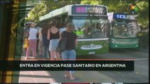 teleSUR Noticias 14:30 01-01: Argentina exige pase sanitario