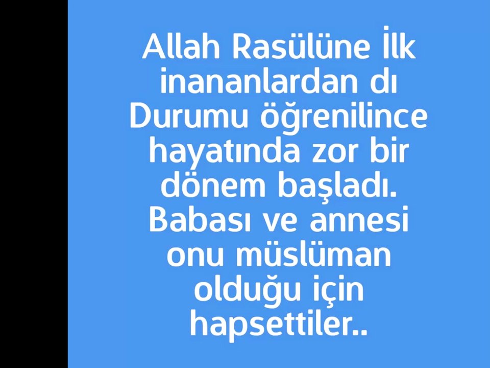 KUTLU BİR GENÇ. MUS'AB BİN UMEYR