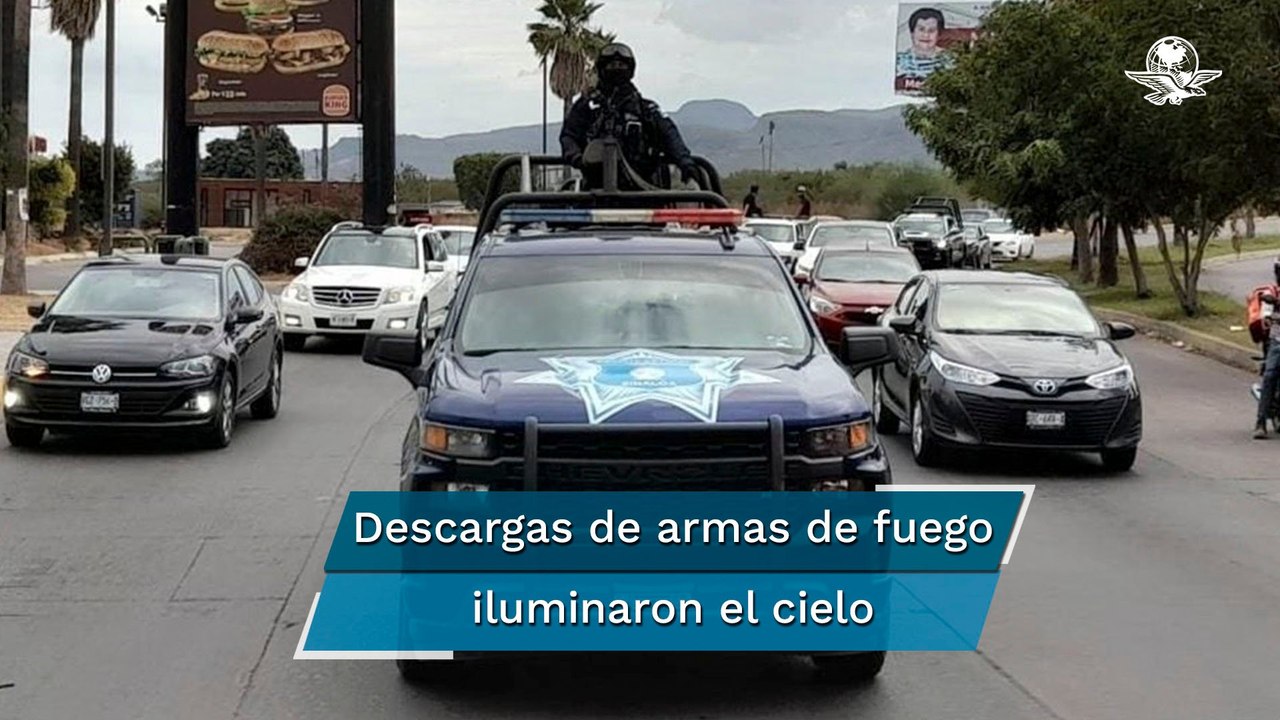 Festejan Año Nuevo con balazos al aire en Culiacán pese a presencia de fuerzas federales