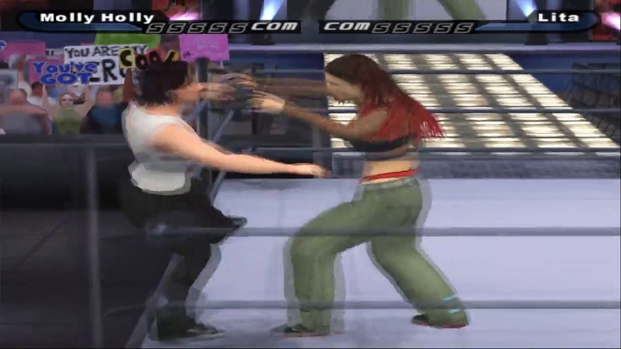 WWE SmackDown! Shut Your Mouth Molly Holly vs Lita