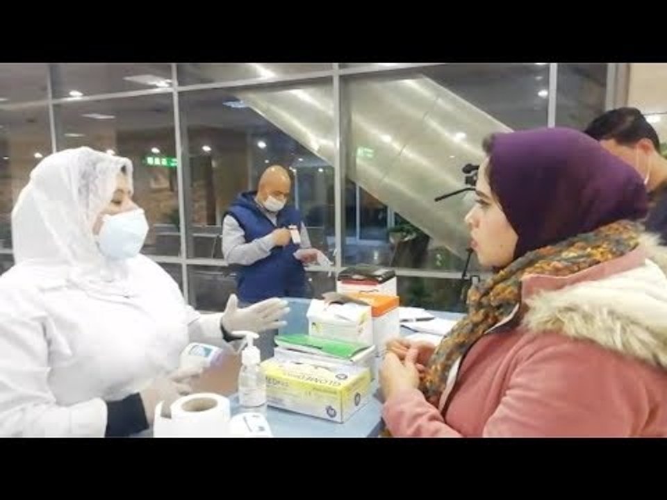 الوطن داخل الحجر الصحي بمطار القاهرة لاكتشاف كورونا