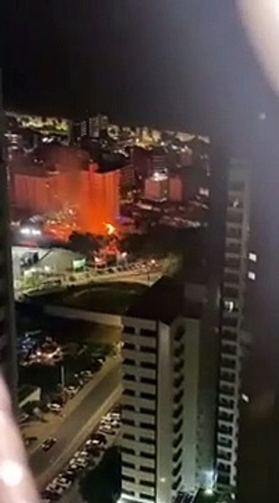 Queima de fogos de artifício durante celebração do réveillon provoca incêndio na Paraíba