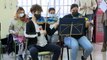 Spanish orchestra uses instruments made from recycled materials