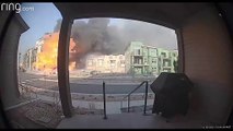 Raging Fire Captured by Ring Camera