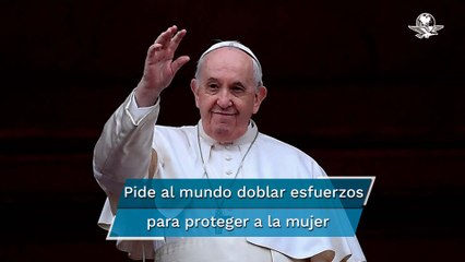 "Herir a una mujer es insultar a Dios", dice el Papa Francisco en su primer mensaje del año